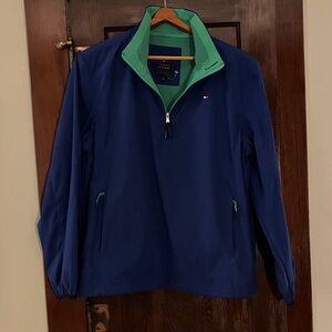 Tommy Hilfiger Navy and Mint Windbreaker